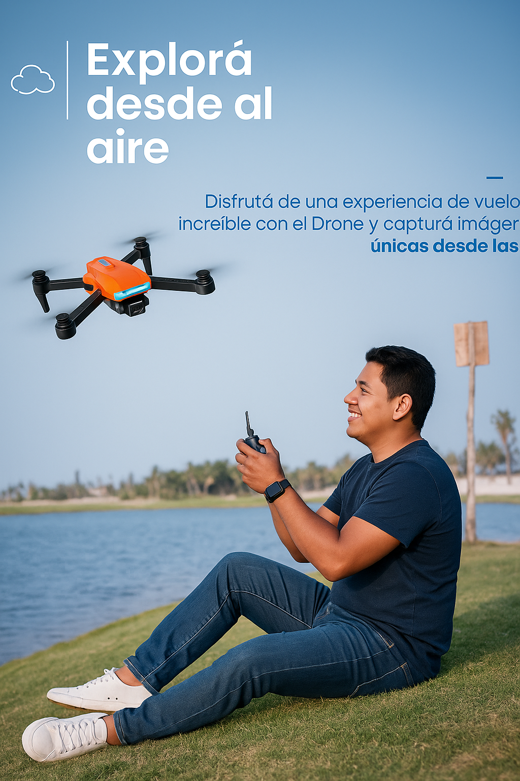 “Dron plegable Smart CEN – Libertad de volar a tu alcance”